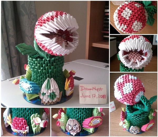 piranha_plant___3d_origami_by_o0dreammyst0o-d3j6q3t