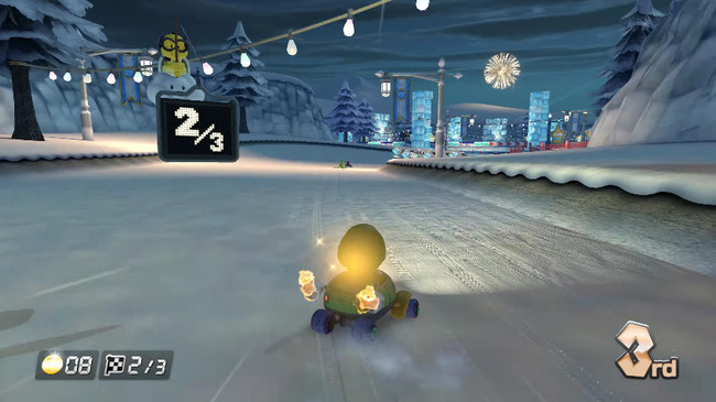 マリオカート8 を8k解像度で動かした動画が凄い 雪の質感やべえええええ オレ的ゲーム速報 刃