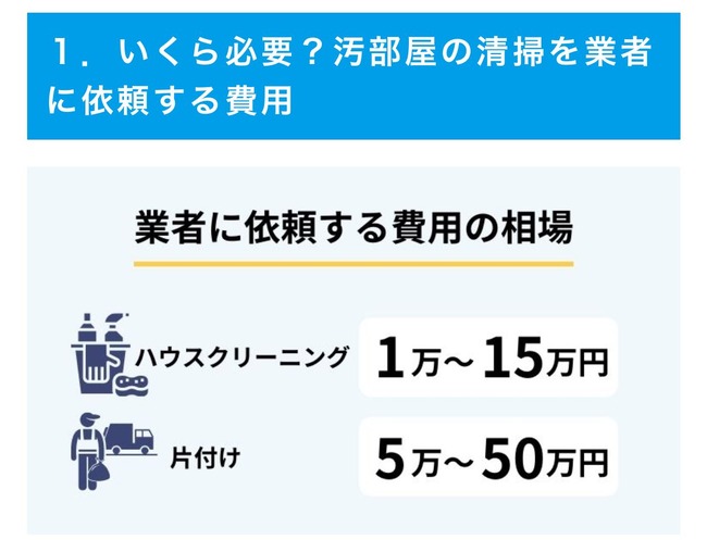 汚部屋 片付け クリーニング 3000円 ADHD 綺麗 猟友会 に関連した画像-05