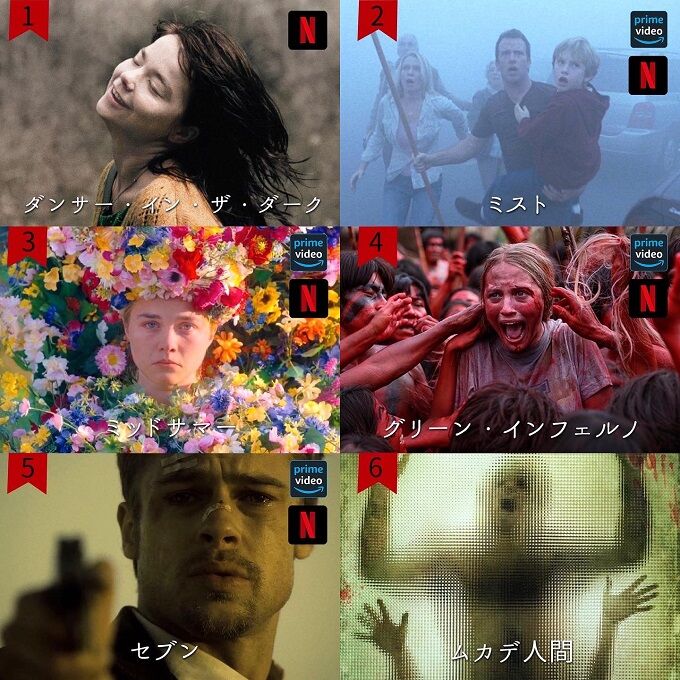 トラウマ 映画 ダンサー・イン・ザ・ダーク ミスト ミッドサマー グリーン・インフェルノに関連した画像-02