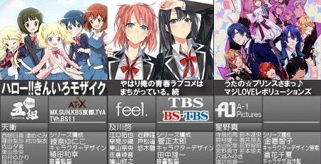 速報 15年春アニメ一覧最新画像 第4 1版に更新きたああ もうすぐ始まるから事前に見たいアニメチェックしとけえええ オレ的ゲーム速報 刃