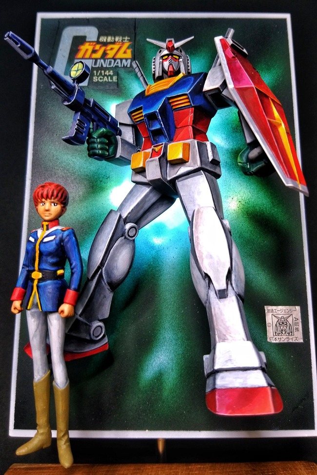 ガンプラをボックスアート風に作った作品が凄すぎる これマジでプラモなのか オレ的ゲーム速報 刃 ガンプラをボックスアート風に作った作品が凄すぎる これマジでプラモなのか オレ的ゲーム速報 刃