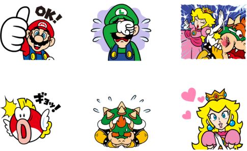 スーパーマリオ　マリオ　任天堂　LINE スタンプに関連した画像-01