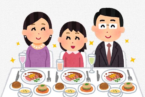 レストラン　カップル　家族に関連した画像-01