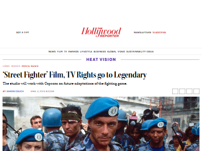 カプコン ストリートファイター 実写映画 制作中 レジェンダリー 共同プロジェクト 名探偵ピカチュウ デューンに関連した画像-02