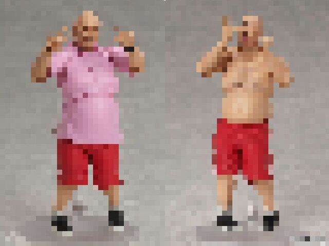 クロちゃん　キス顔　フィギュア　安田大サーカス　figma　キス顔　ウィンク　に関連した画像-01