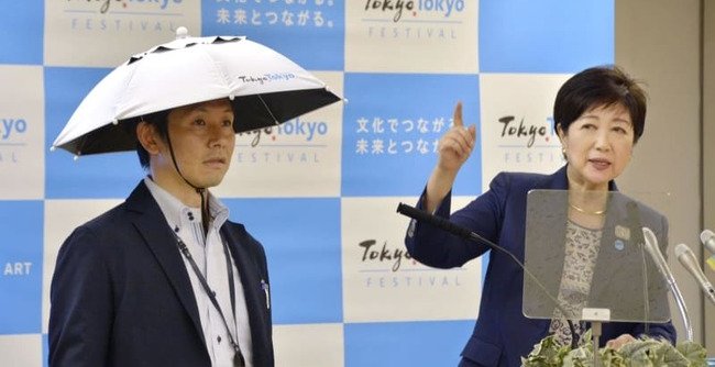 オリンピック　五輪　東京都　小池百合子　都知事　かぶる傘　加藤浩次に関連した画像-01