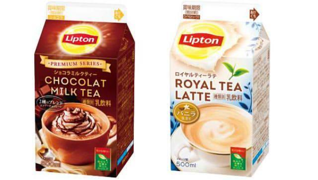 リプトン 紅茶 ショコラミルクティー ロイヤルティラテ バニラ ココア チョコレート ミルクティに関連した画像-01