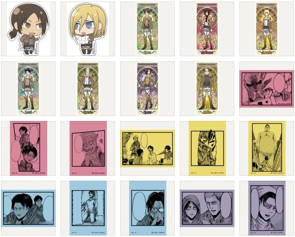 進撃の巨人 一番くじ フィギュア エレン リヴァイ セブンイレブン 騎馬 マグカップ タペストリー ポストカードに関連した画像-07