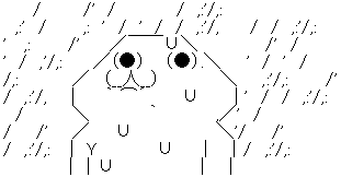 やる夫 雨漏り