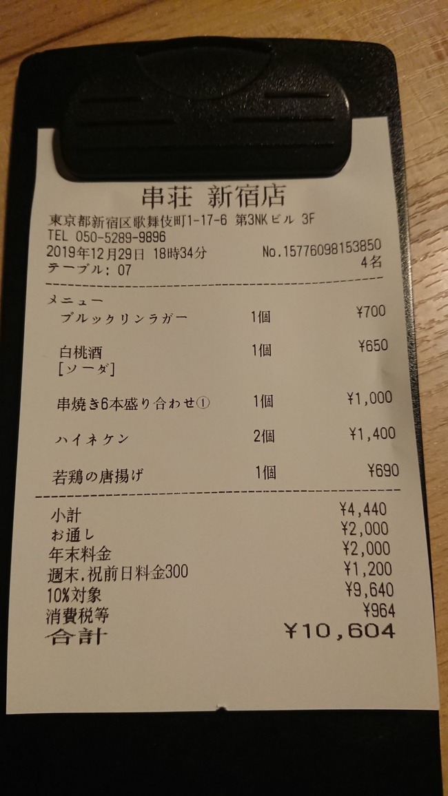 居酒屋で焼き鳥とからあげだけで1万円請求された レシートの内容を見てみるとめちゃくちゃすぎる オレ的ゲーム速報 刃