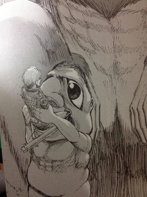 進撃の巨人 リアル ミニ巨人 が都内各所に出現 レジに立つ巨人怖すぎだろｗｗｗｗｗｗ オレ的ゲーム速報 刃