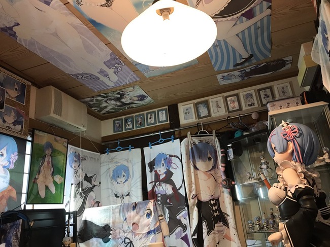総額300万円にもなるリゼロのレムが大好きなオタクさんの痛部屋がこちらｗｗｗ オレ的ゲーム速報 刃