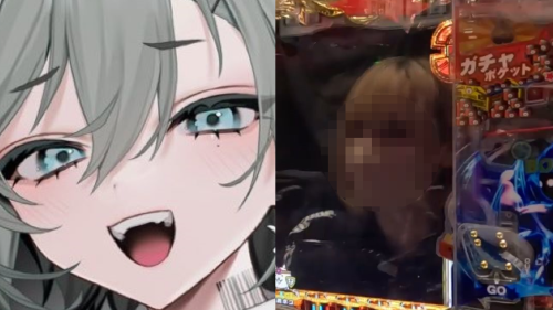 VTuber　二十日ネル　ぬいじょ　パチンコ　パチスロ　顔バレ　暗転　実写に関連した画像-01