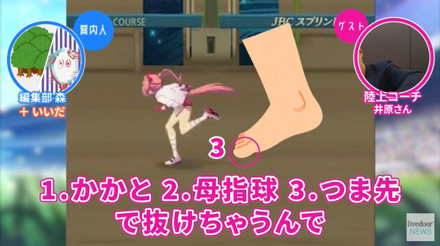 ウマ娘 の走り方をガチの陸上コーチに見てもらった結果ｗｗｗｗｗｗｗｗ オレ的ゲーム速報 刃