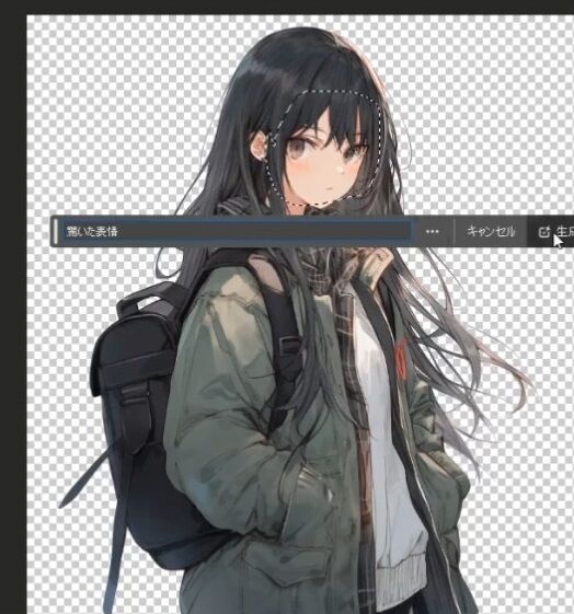 絵師 驚いた表情 AIイラスト Adobe 自動生成 フォトショップに関連した画像-02