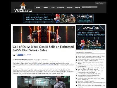 悲報 コールオブデューティー Bo3 海外でも全然売れてねぇ もうみんなcod飽きちゃったの W オレ的ゲーム速報 刃 悲報 コールオブデューティー Bo3 海外でも全然売れてねぇ もうみんなcod飽きちゃったの W オレ的ゲーム速報 刃