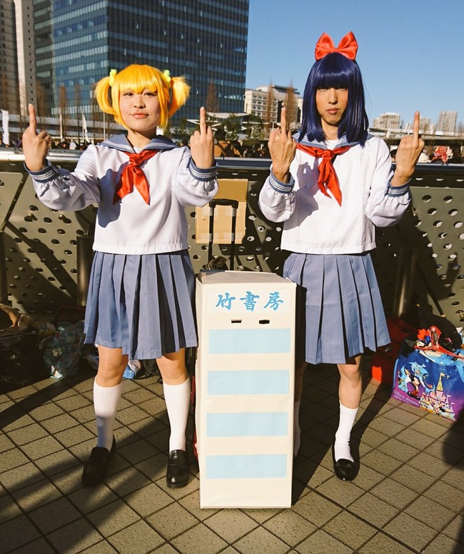 冬コミ C91 カオス コスプレ ポプテピピック 竹書房 ゴルスタ FF15 おにぎり に関連した画像-03