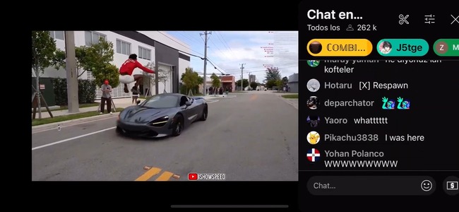 アメリカ youtube YouTuber IShowSpeed スポーツカー 生配信に関連した画像-09