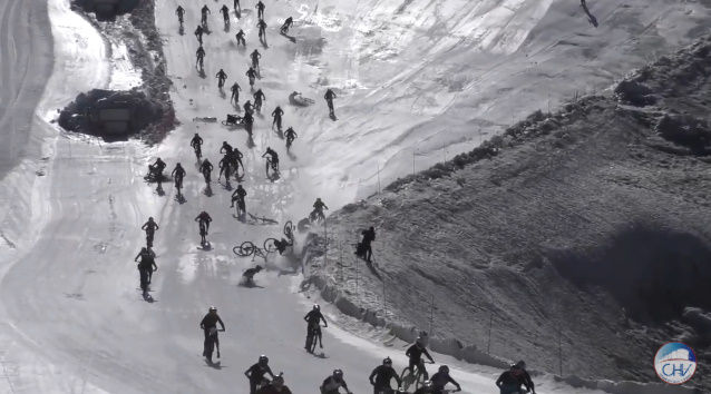 雪山 自転車 地獄絵図 地獄の山に関連した画像-03