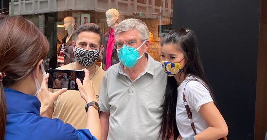 バッハ会長　IOC　東京五輪　銀座　観光に関連した画像-01