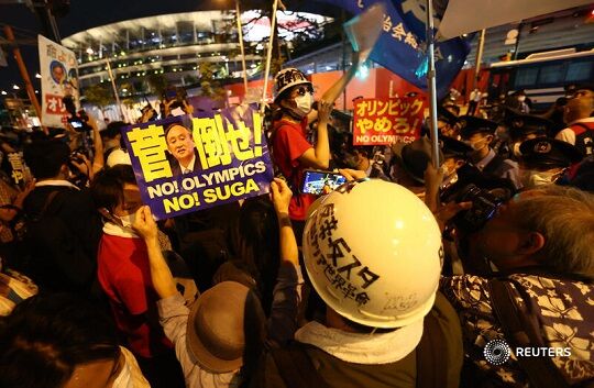 東京五輪 反対デモ 日雇い 動員 反日勢力に関連した画像-04