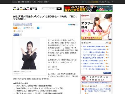 こんな男は絶対に無理 絶対付き合いたくない男とは オレ的ゲーム速報 刃