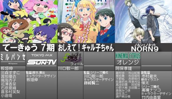 速報 2016年冬アニメ一覧最新画像 第4版に更新 最新アニメがさらに