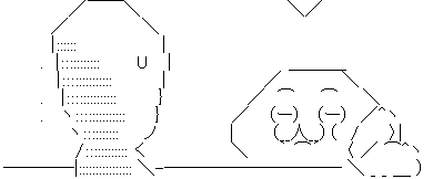 やる夫&やらない夫 やる夫頬杖 フキダシ