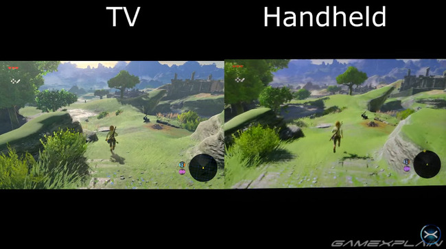 ニンテンドースイッチ ゼルダ を使ってtvモードと携帯モードの画質を比較してみた結果 あああ W オレ的ゲーム速報 刃 ニンテンドースイッチ ゼルダ を使ってtvモードと携帯モードの画質を比較してみた結果 あああ W オレ的ゲーム速報 刃