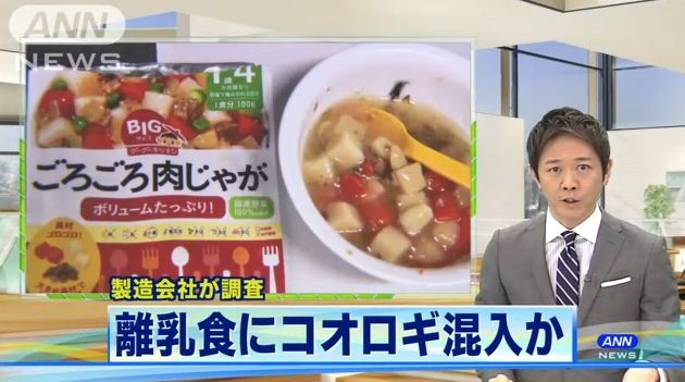 異物混入事件 大手ベビーフード製造会社の離乳食にコオロギが混入 閲覧注意 オレ的ゲーム速報 刃