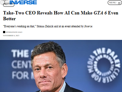 AI��GTA6��Take-Two��CEO��NPC�˴�Ϣ��������-02