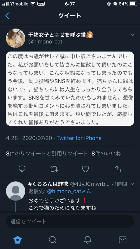 炎上】たまたま撮影機材が揃った状態でたまたま綺麗な捨て猫を拾った