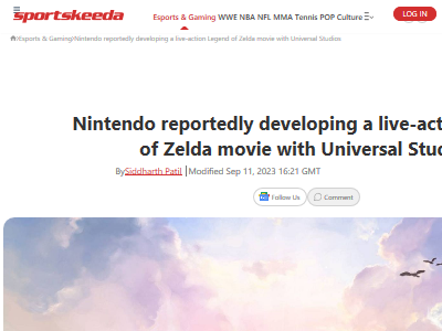 ゼルダの伝説 ユニバーサル 実写に関連した画像-02