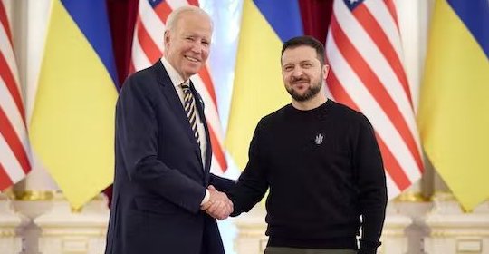 ウクライナ ゼレンスキー アメリカ バイデン 電撃訪問 ロシアに関連した画像-01