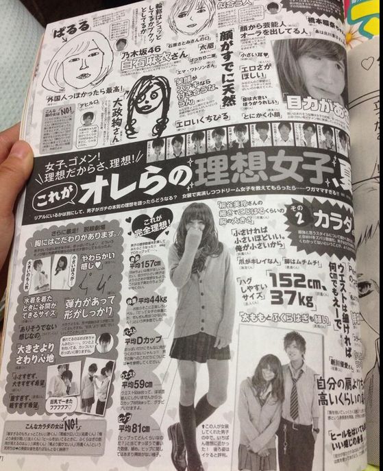 オレらの理想女子 152cm37kgでdカップが厳しすぎると話題に オレ的ゲーム速報 刃