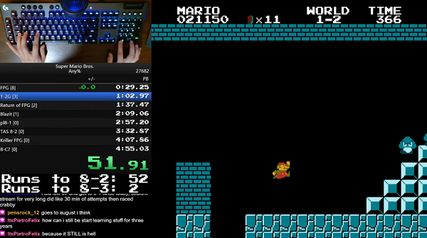 スーパーマリオブラザーズ　RTA　4分54秒に関連した画像-01