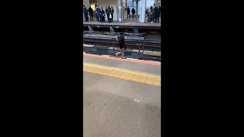 渋谷駅　山手線　運転見合わせ　ギャル　線路　立ち入り　女性　迷惑に関連した画像-01