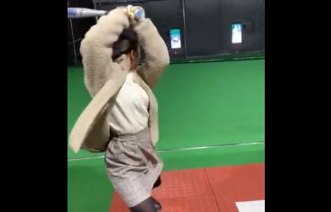 バッティングセンター バッセン 野球 未経験 彼女 アドバイス センスに関連した画像-01