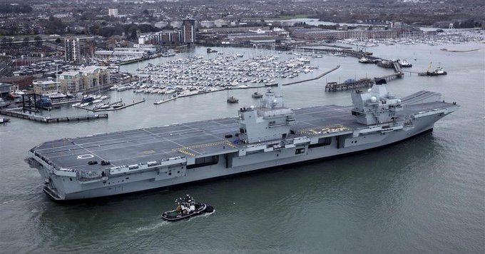 イギリス　英国　クイーン・エリザベス　空母打撃群　日本　寄港に関連した画像-01