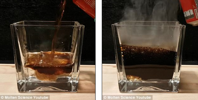 胃の中で コーラ がどんな状態になるか判る実験動画公開 まだこれを見ても飲めますか オレ的ゲーム速報 刃