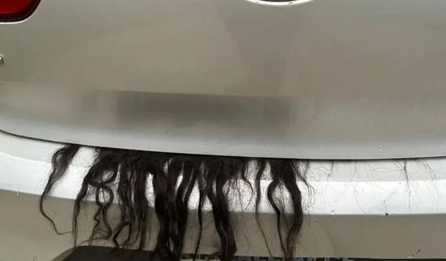 車　トランク　黒い　髪の毛　警察官　警察　ウィッグに関連した画像-01