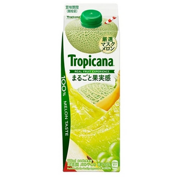 キリン　トロピカーナ　メロン　パッケージ　優良誤認　景品表示法　課徴金に関連した画像-01