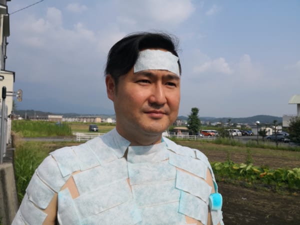 熱さまシート を全身に貼ったら猛暑でも耐えられるのか試した結果ｗｗｗｗｗｗｗｗ オレ的ゲーム速報 刃
