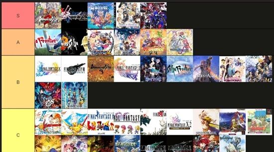 RPG 評価 tier ドラクエ FF ロマサガ テイルズ ペルソナ に関連した画像-01