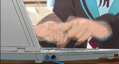 学生 若者 パソコン キーボード タイピング ローマ字に関連した画像-01