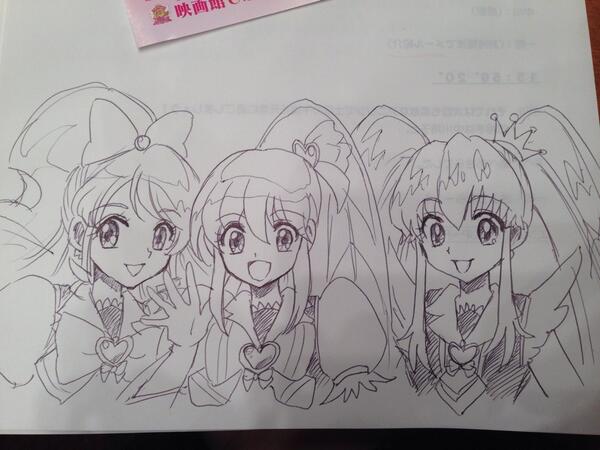 しょこたんが余白にサラサラっと 落描き したプリキュアイラストが上手えええええええええwwwwww 絵柄古いけどwwwww オレ的ゲーム速報 刃 しょこたんが余白にサラサラっと 落描き したプリキュアイラストが上手えええええええええwwwwww 絵柄古いけどwwwww オレ的ゲーム速報 刃