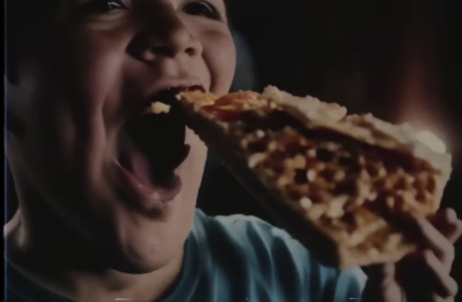 AI 架空 ピザ屋 CM ホラー 不気味に関連した画像-01