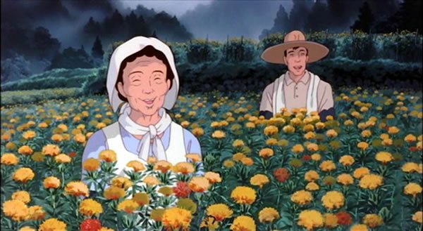 おばあちゃん 庭 ケシの花 駐在 お裾分け アヘンに関連した画像-01