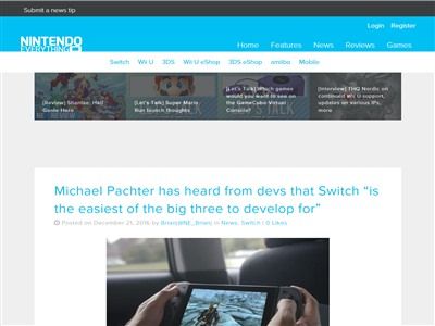 ニンテンドースイッチ 開発 マイケル・パクターに関連した画像-02